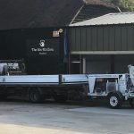 Dorking gin distillery concrete static line pumping