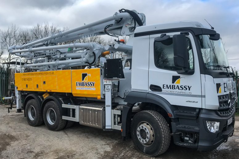 SCHWING S 28 X Concrete Boom Pump Hire
