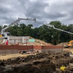 Schwing 28m concrete pump farnham surrey